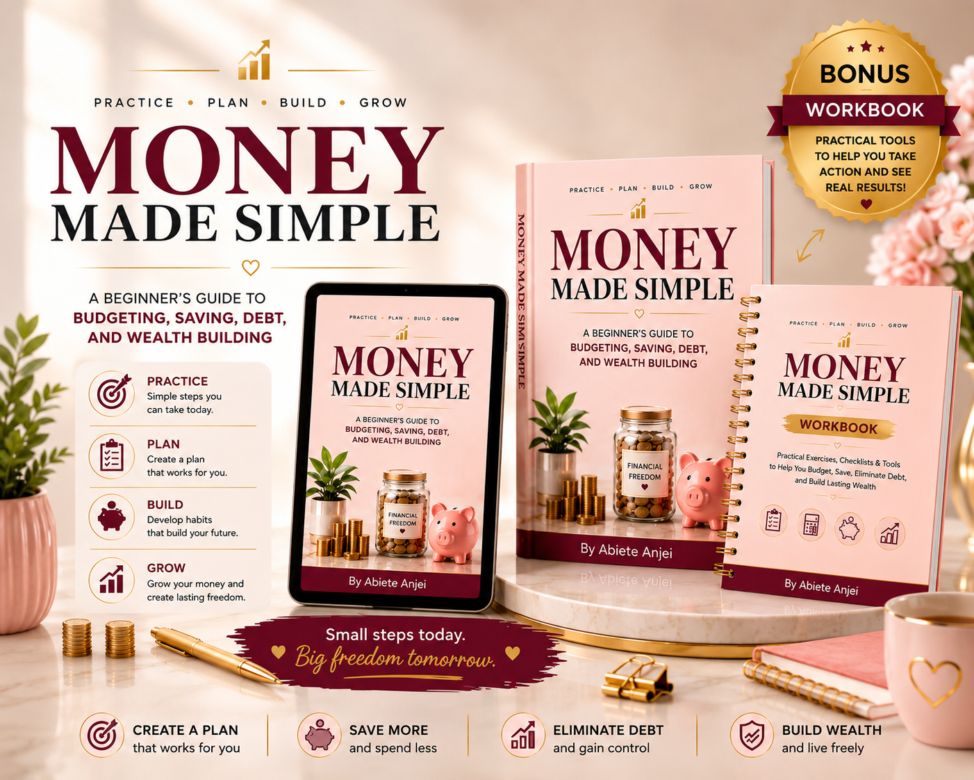 Money Made Simple ebook, tablet edition and workbook